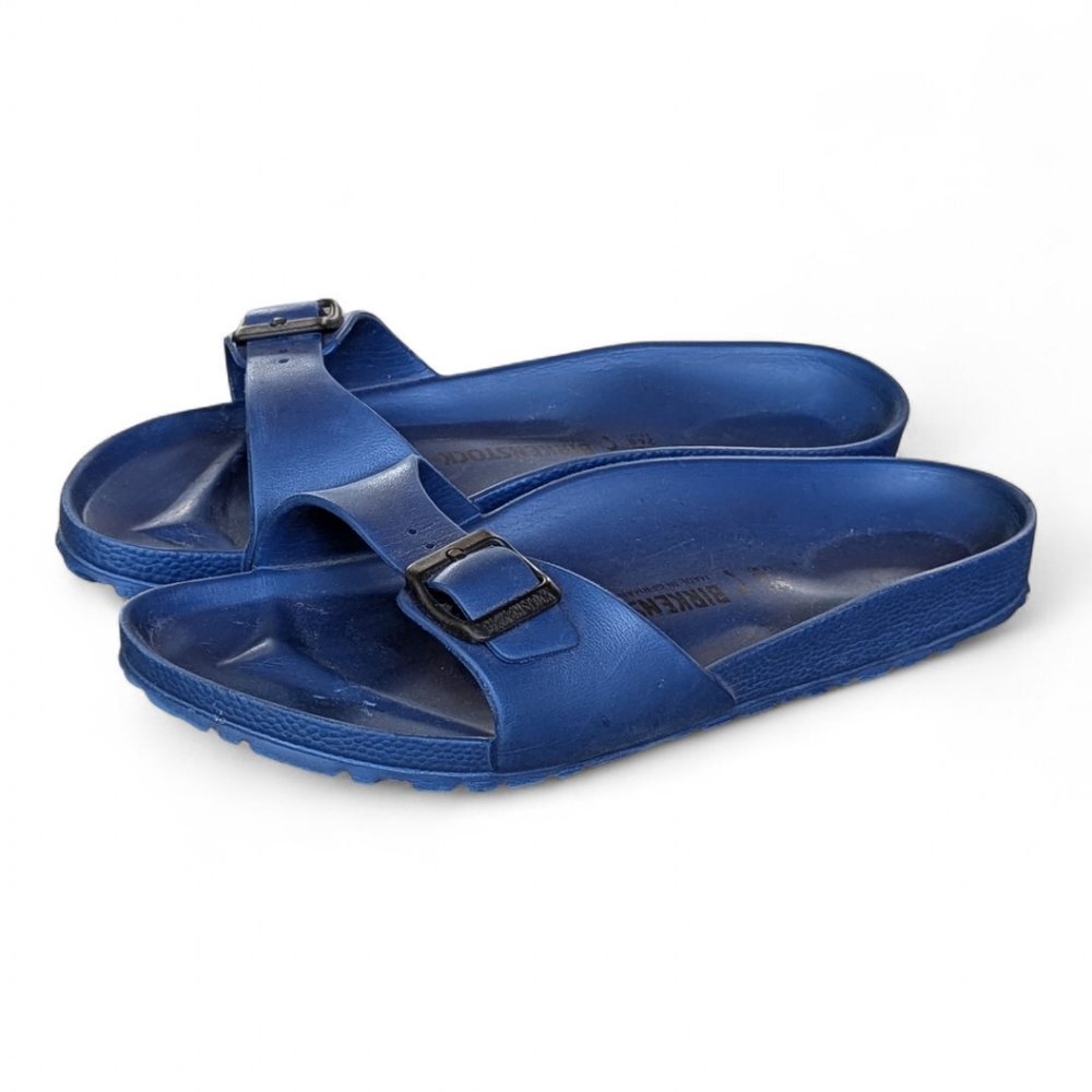 Birkenstock Madrid EVA Navy Slides Sandals Sz 40 (US 9–9.5) Women’s - Picture 7 of 13